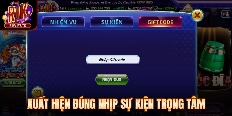 Giftcode mới nhất xuất hiện đúng nhịp sự kiện trọng tâm